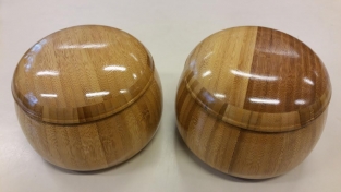 Bamboe houten potten